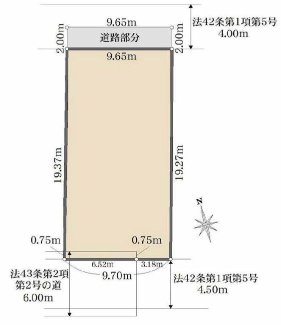 浅間町3丁目地形図