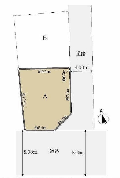 矢崎町2丁目地形図