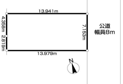 美好町3丁目地形図