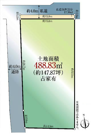 栄町2丁目地形図