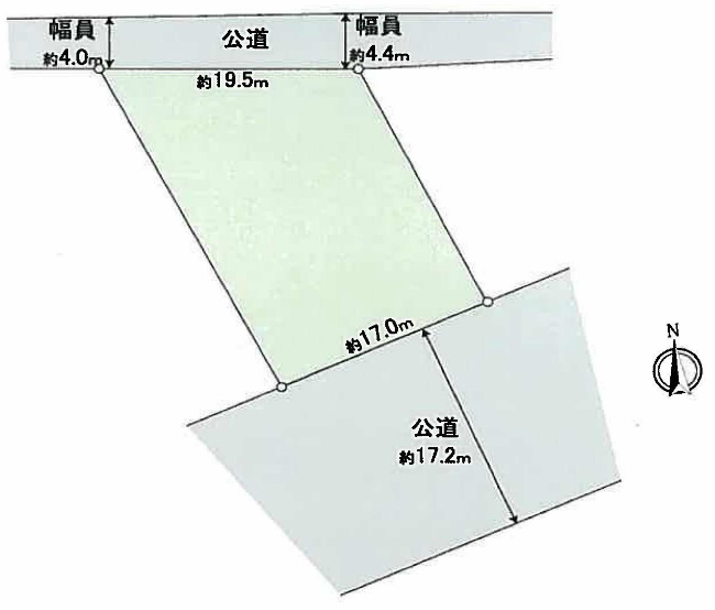 是政6丁目地形図