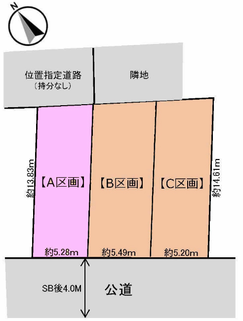 朝日町2丁目地形図