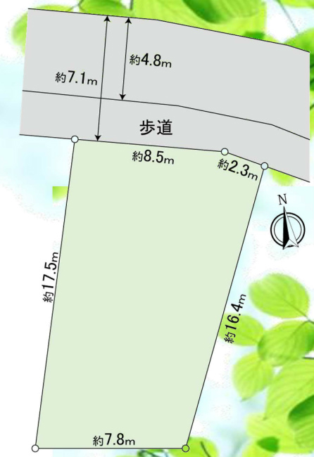 住吉町2丁目地形図