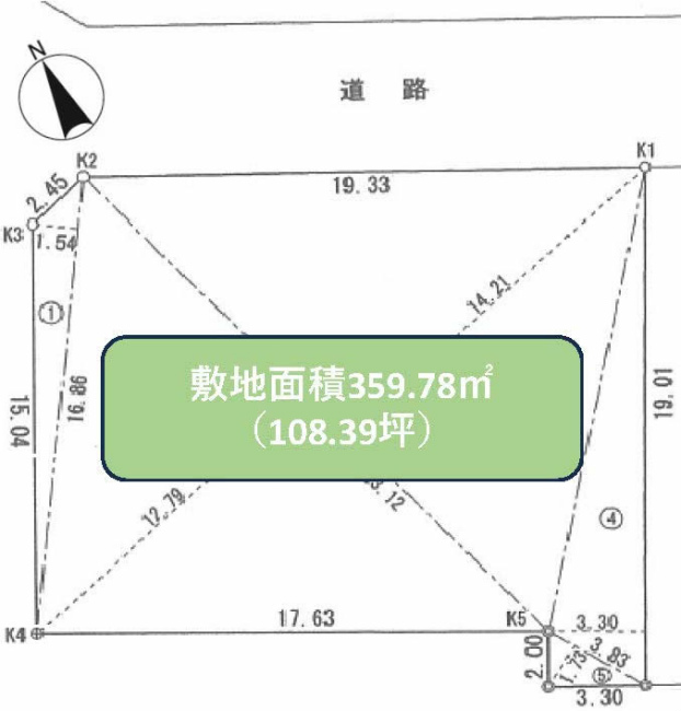 小柳町5丁目地形図