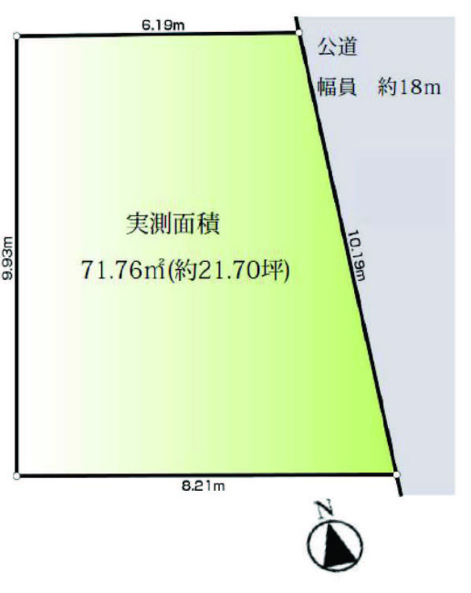 浅間町3丁目地形図