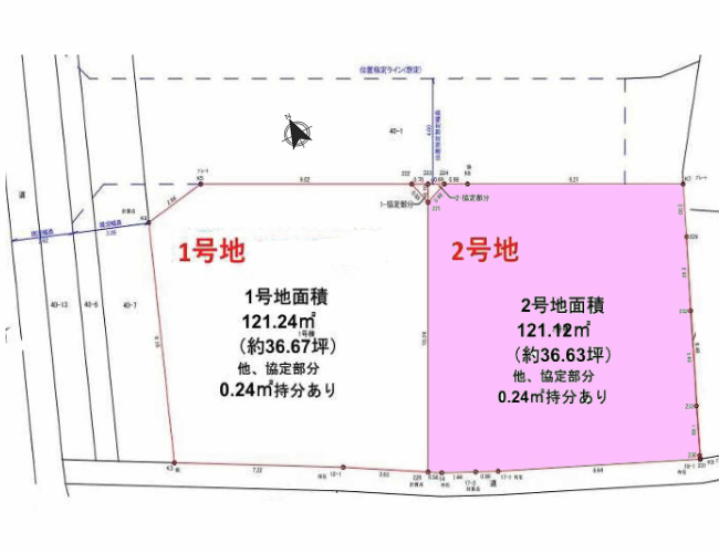 分梅町5丁目地形図