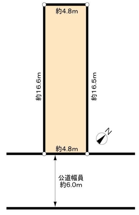 四谷1丁目地形図