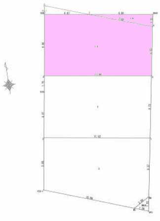 競艇場前の土地。府中市小柳町4丁目g-22978の地形図です。