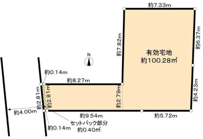 東府中の土地。府中市若松町3丁目g-22989の地形図です。