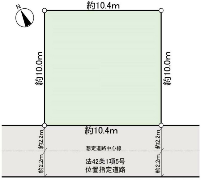 多磨の土地。府中市多磨町2丁目g-23164の地形図です。
