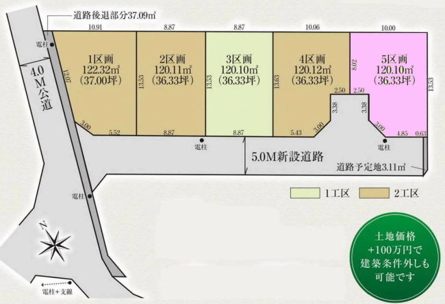 分倍河原の土地。府中市分梅町3丁目g-23301の地形図です。