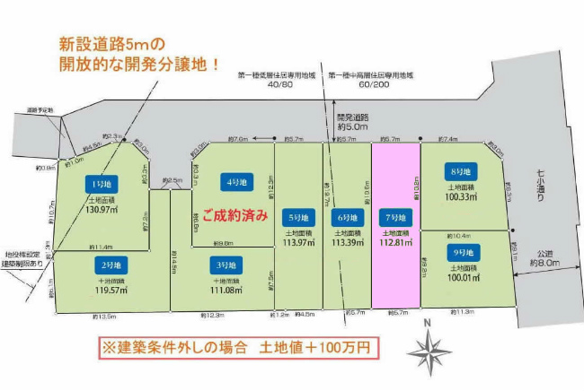 西府の土地。府中市西府町3丁目g-23318の地形図です。