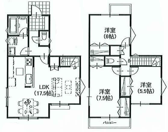 天神町2丁目新築間取り