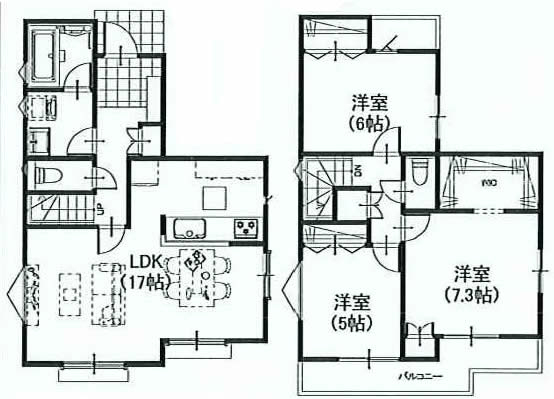 天神町2丁目新築間取り