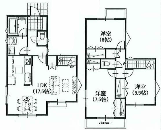 天神町2丁目新築間取り