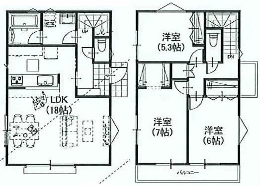 天神町2丁目新築間取り