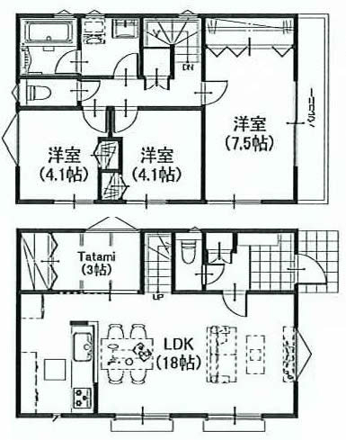 天神町2丁目新築間取り