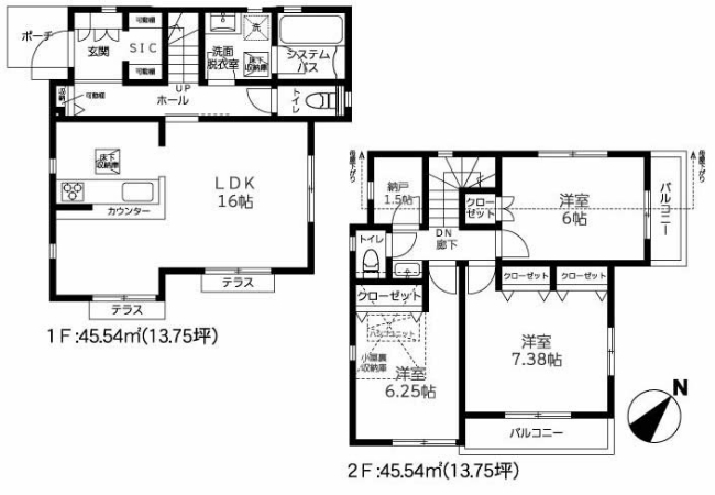 四谷4丁目新築間取り