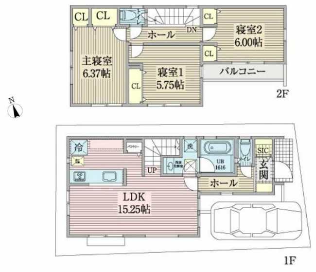 西府町3丁目新築間取り