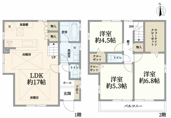 新町2丁目中古間取り