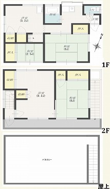 多磨町2丁目中古間取り