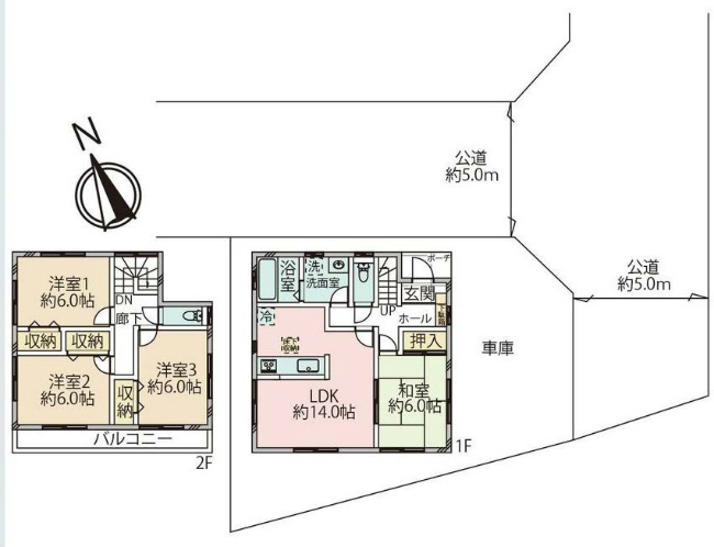 四谷6丁目中古間取り