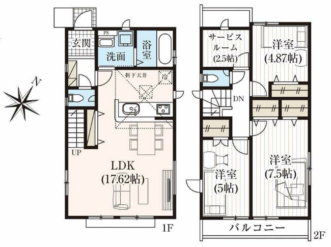 四谷4丁目新築間取り