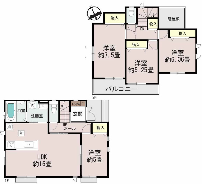 多磨町2丁目新築間取り