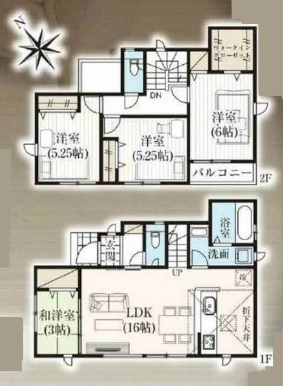 住吉町3丁目新築間取り