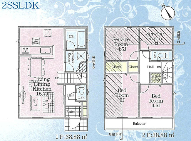 白糸台6丁目新築間取り