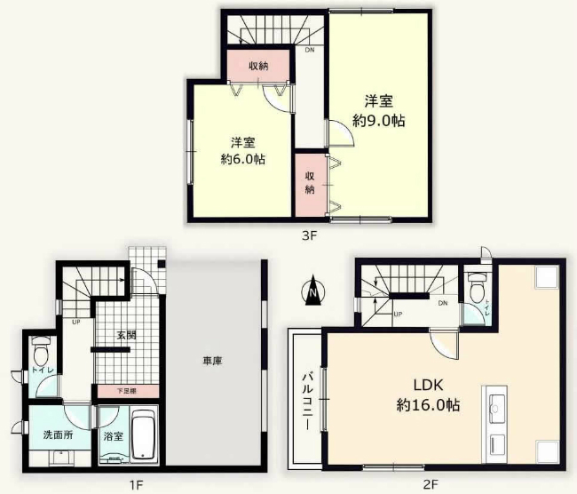 西府町3丁目新築間取り