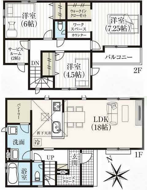 白糸台3丁目新築間取り