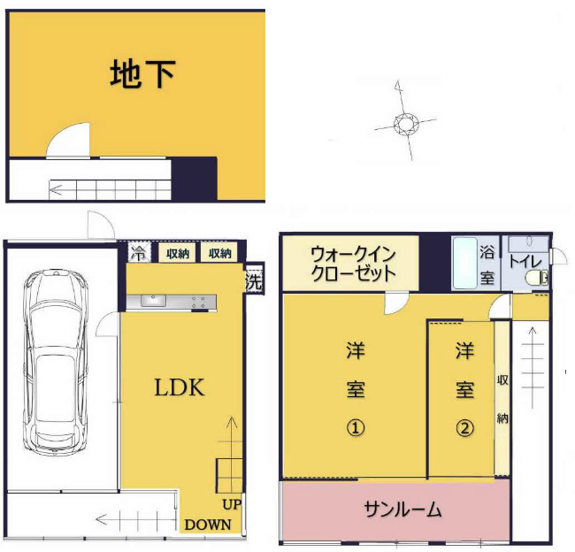 新町2丁目中古間取り