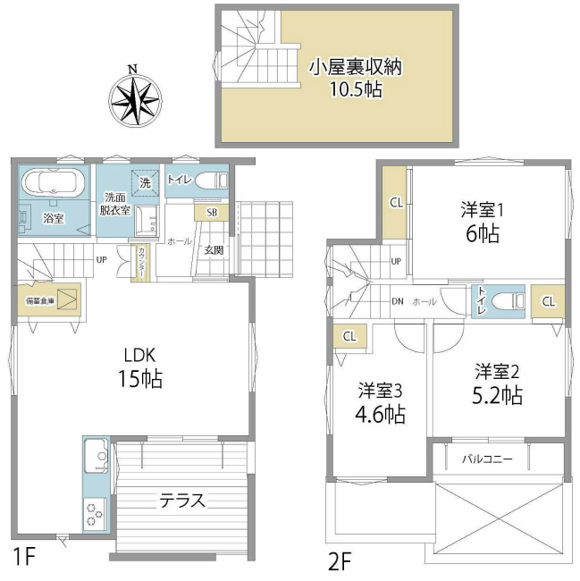 分梅町5丁目新築間取り