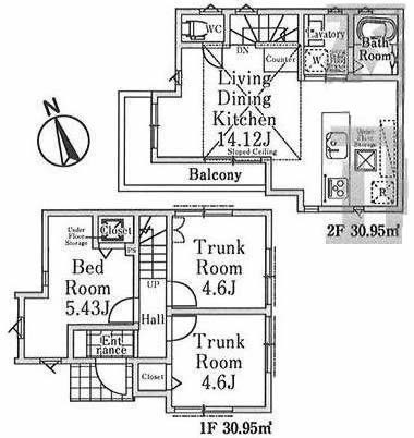 天神町1丁目新築間取り