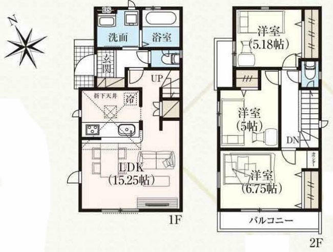 四谷3丁目新築間取り