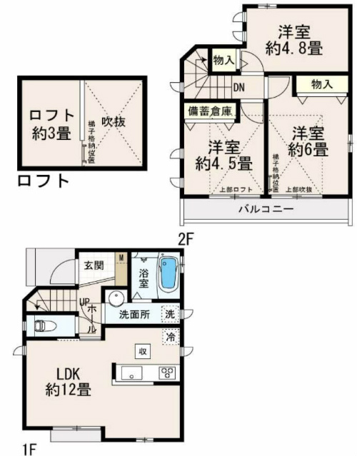 天神町1丁目新築間取り