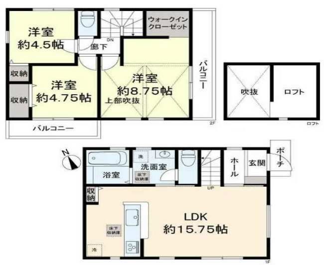 白糸台3丁目新築間取り
