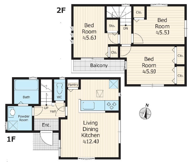 若松町5丁目新築間取り