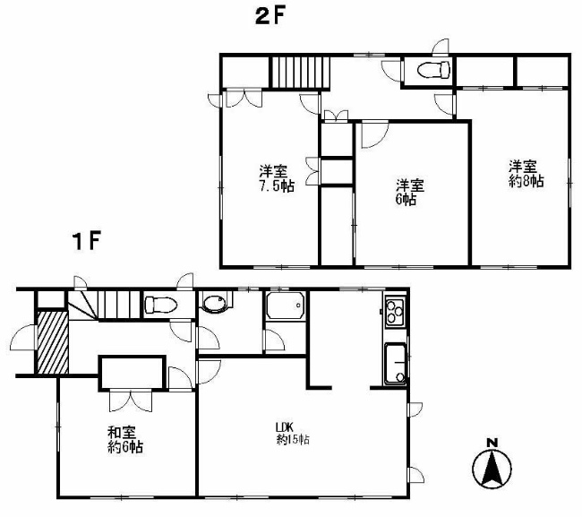 本宿町3丁目中古間取り