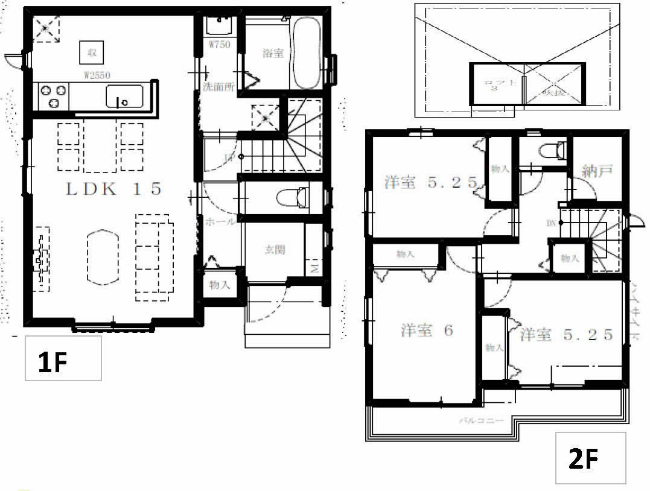 紅葉丘3丁目新築間取り