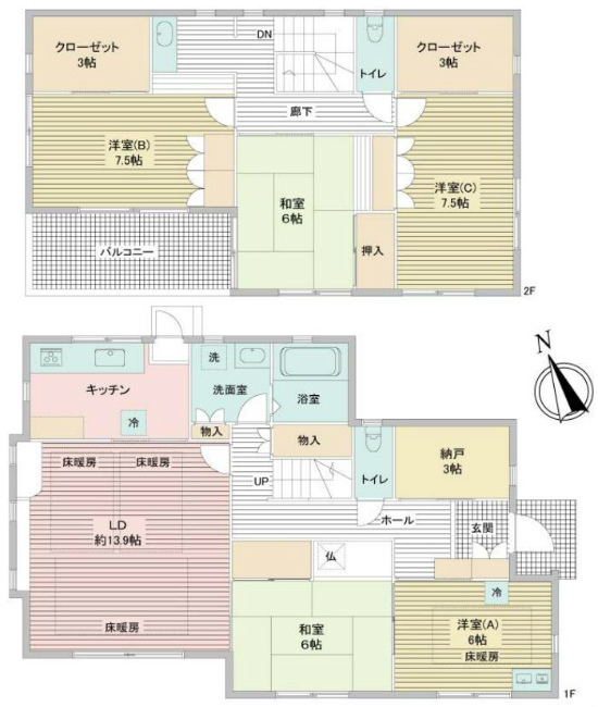 小柳町5丁目中古間取り