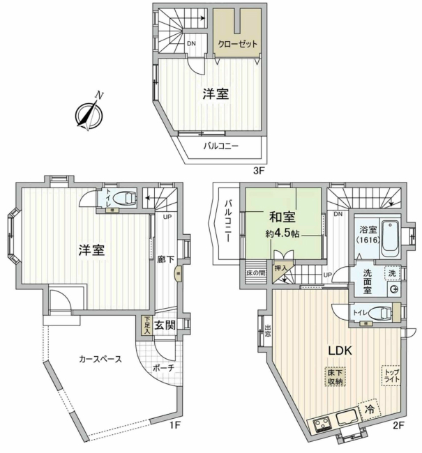 日新町5丁目中古間取り