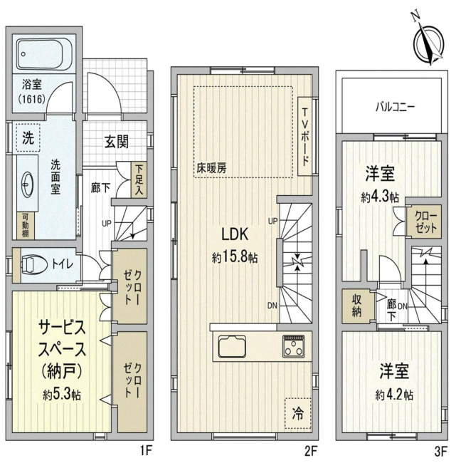 白糸台1丁目中古間取り