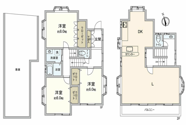 小柳町3丁目中古間取り