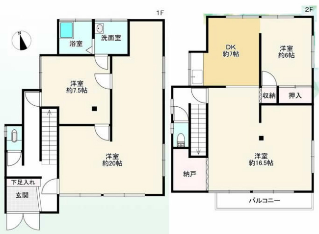 小柳町4丁目中古間取り