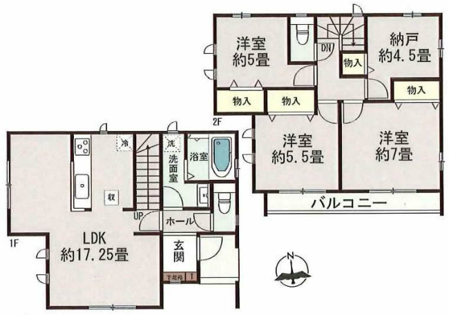 日新町3丁目新築間取り