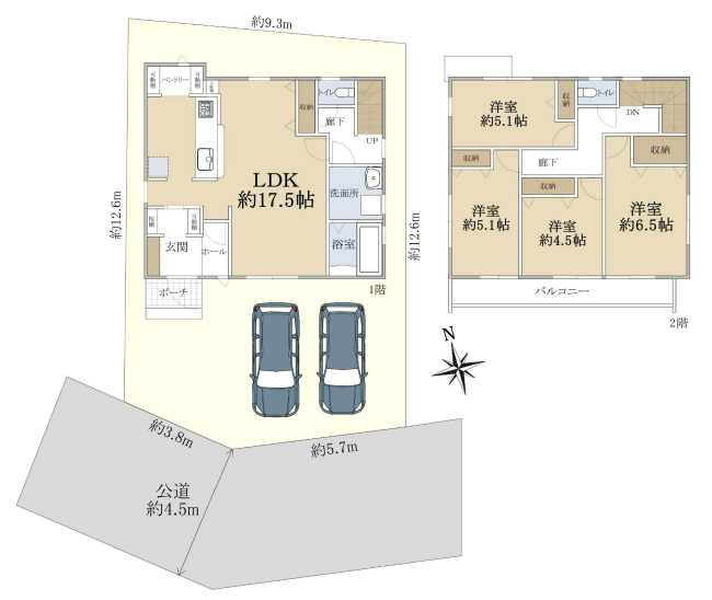 押立町2丁目新築間取り