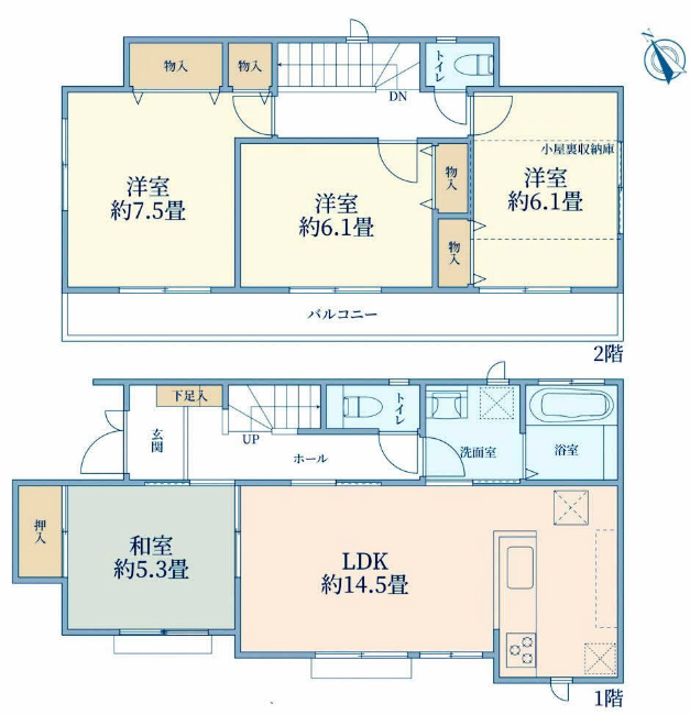 白糸台6丁目中古間取り