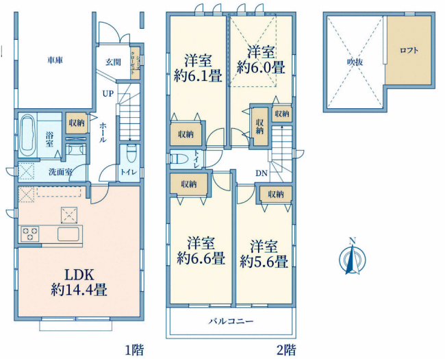 白糸台4丁目中古間取り